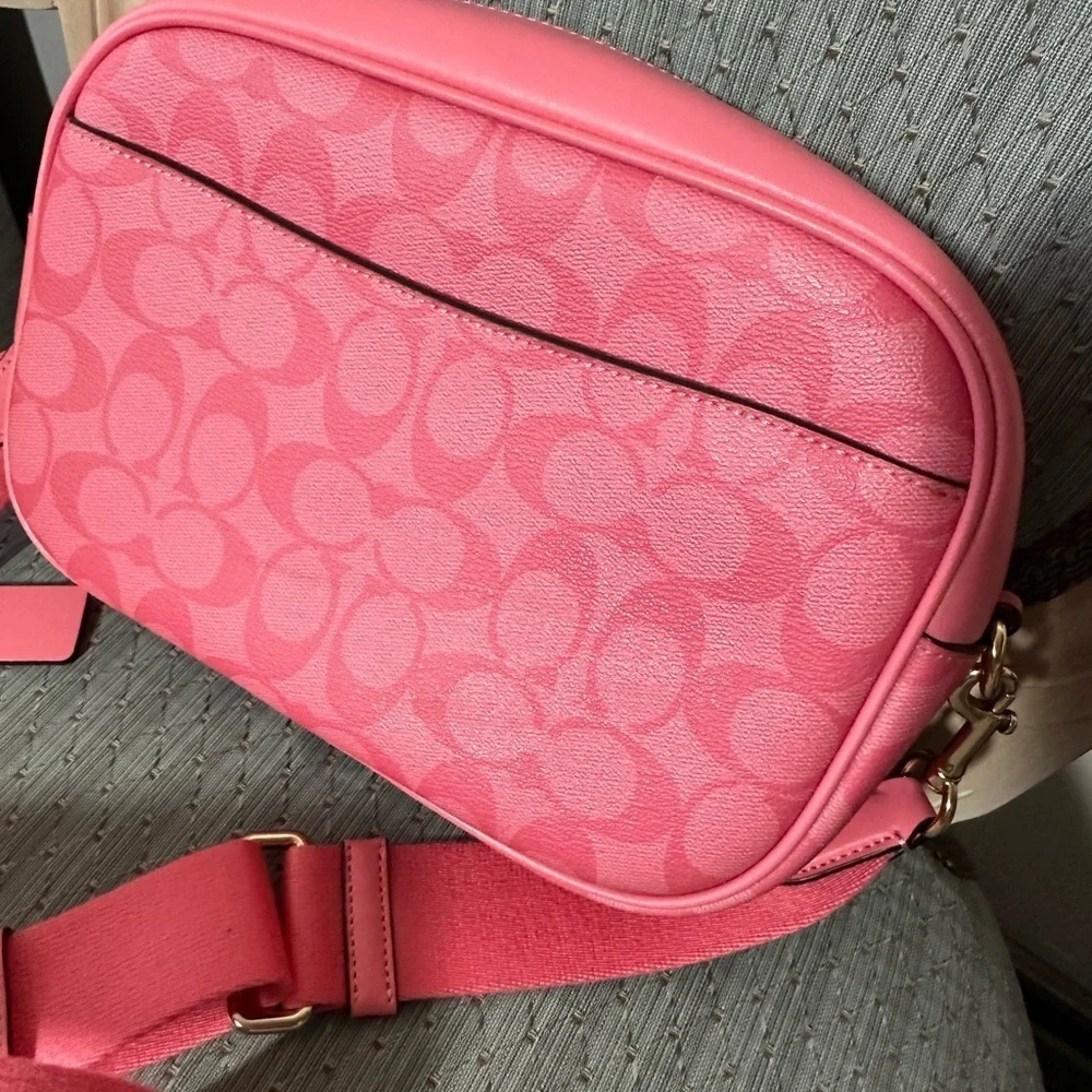 Coach Signature Pink Crossbody Bag
